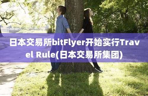 日本交易所bitFlyer开始实行Travel Rule(日本交易所集团)