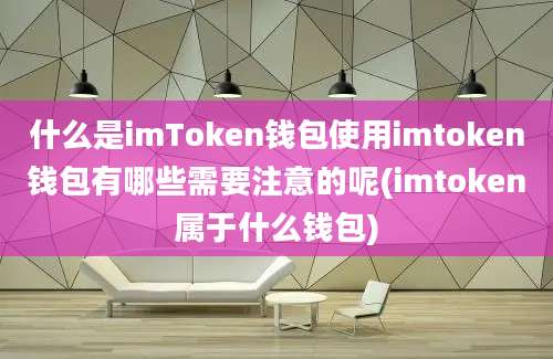 什么是imToken钱包使用imtoken钱包有哪些需要注意的呢(imtoken属于什么钱包)