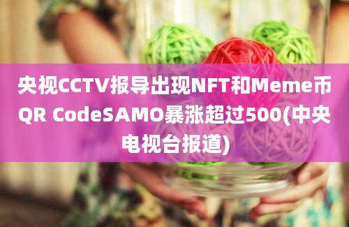 央视CCTV报导出现NFT和Meme币QR CodeSAMO暴涨超过500(中央电视台报道)