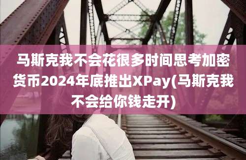 马斯克我不会花很多时间思考加密货币2024年底推出XPay(马斯克我不会给你钱走开)