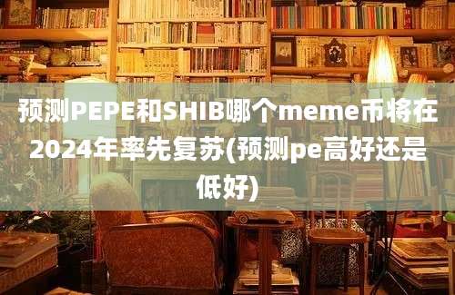 预测PEPE和SHIB哪个meme币将在2024年率先复苏(预测pe高好还是低好)