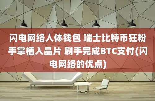 闪电网络人体钱包 瑞士比特币狂粉手掌植入晶片 刷手完成BTC支付(闪电网络的优点)