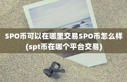 SPO币可以在哪里交易SPO币怎么样(spt币在哪个平台交易)