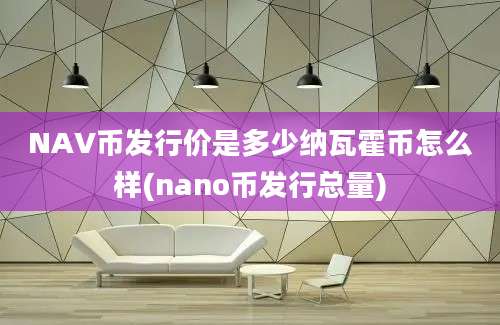 NAV币发行价是多少纳瓦霍币怎么样(nano币发行总量)