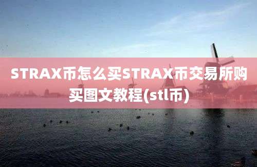 STRAX币怎么买STRAX币交易所购买图文教程(stl币)