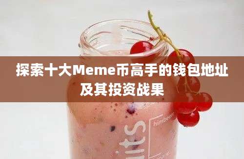 探索十大Meme币高手的钱包地址及其投资战果