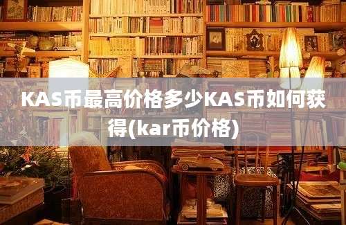 KAS币最高价格多少KAS币如何获得(kar币价格)