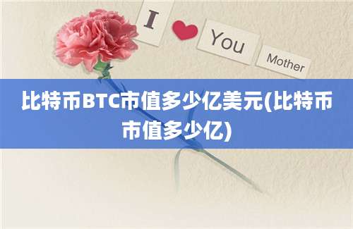 比特币BTC市值多少亿美元(比特币市值多少亿)