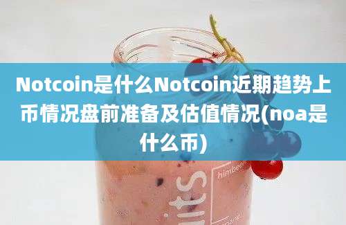 Notcoin是什么Notcoin近期趋势上币情况盘前准备及估值情况(noa是什么币)