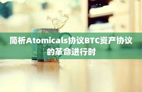 简析Atomicals协议BTC资产协议的革命进行时