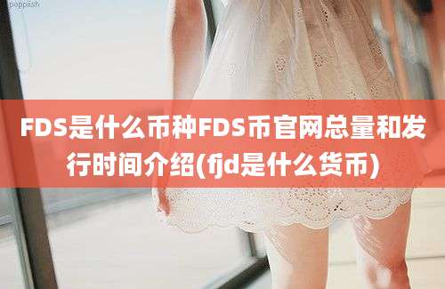 FDS是什么币种FDS币官网总量和发行时间介绍(fjd是什么货币)