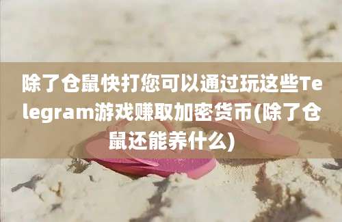 除了仓鼠快打您可以通过玩这些Telegram游戏赚取加密货币(除了仓鼠还能养什么)