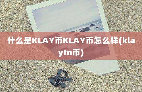 什么是KLAY币KLAY币怎么样(klaytn币)