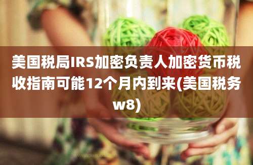 美国税局IRS加密负责人加密货币税收指南可能12个月内到来(美国税务w8)