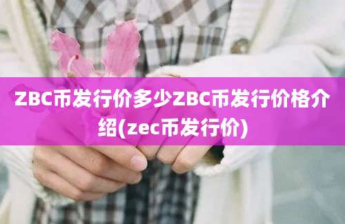 ZBC币发行价多少ZBC币发行价格介绍(zec币发行价)