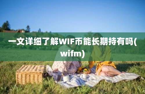 一文详细了解WIF币能长期持有吗(wifm)