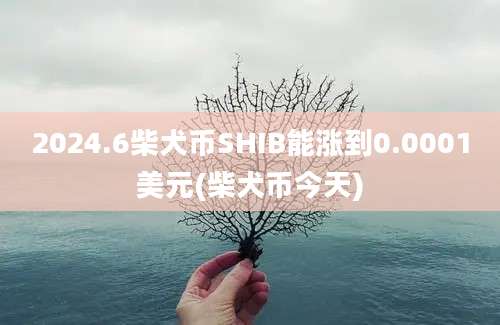 2024.6柴犬币SHIB能涨到0.0001美元(柴犬币今天)