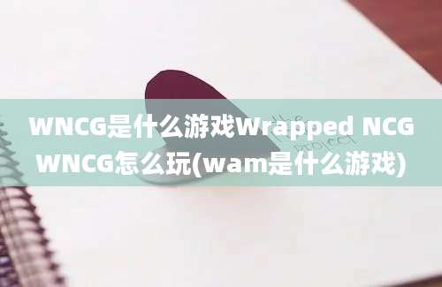 WNCG是什么游戏Wrapped NCGWNCG怎么玩(wam是什么游戏)