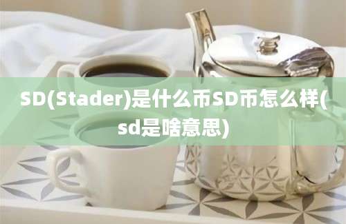 SD(Stader)是什么币SD币怎么样(sd是啥意思)