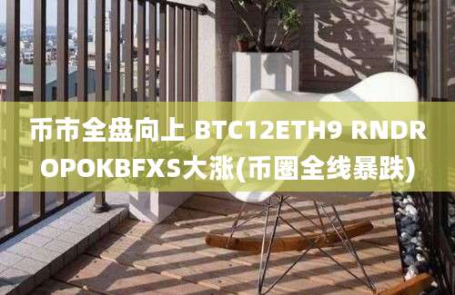 币市全盘向上 BTC12ETH9 RNDROPOKBFXS大涨(币圈全线暴跌)