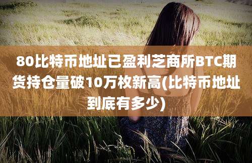 80比特币地址已盈利芝商所BTC期货持仓量破10万枚新高(比特币地址到底有多少)