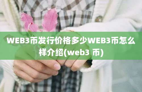 WEB3币发行价格多少WEB3币怎么样介绍(web3 币)