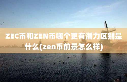 ZEC币和ZEN币哪个更有潜力区别是什么(zen币前景怎么样)