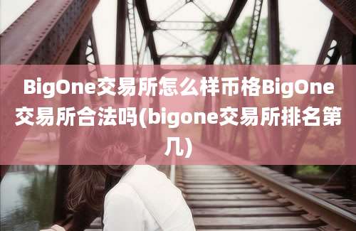 BigOne交易所怎么样币格BigOne交易所合法吗(bigone交易所排名第几)