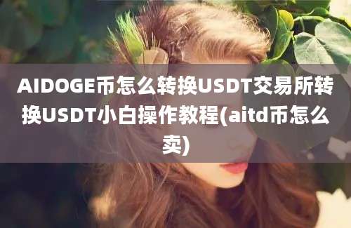 AIDOGE币怎么转换USDT交易所转换USDT小白操作教程(aitd币怎么卖)