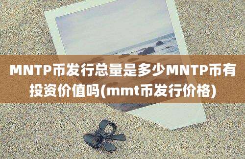 MNTP币发行总量是多少MNTP币有投资价值吗(mmt币发行价格)