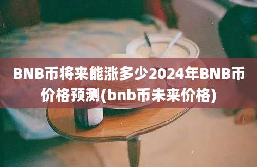 BNB币将来能涨多少2024年BNB币价格预测(bnb币未来价格)