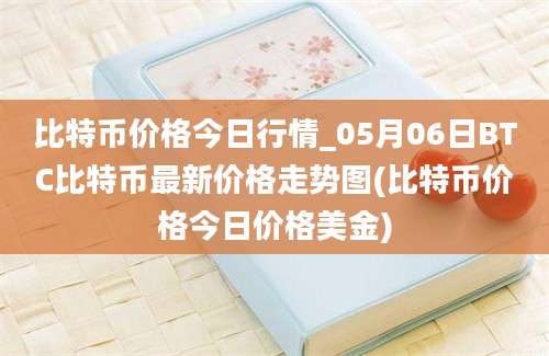 比特币价格今日行情_05月06日BTC比特币最新价格走势图(比特币价格今日价格美金)