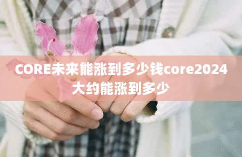 CORE未来能涨到多少钱core2024大约能涨到多少