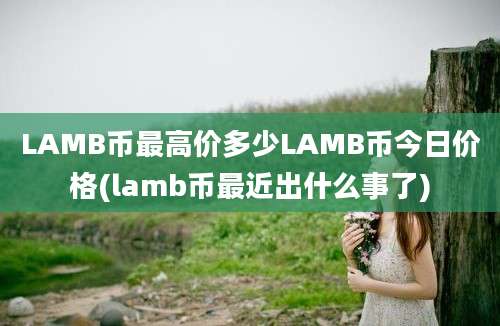 LAMB币最高价多少LAMB币今日价格(lamb币最近出什么事了)