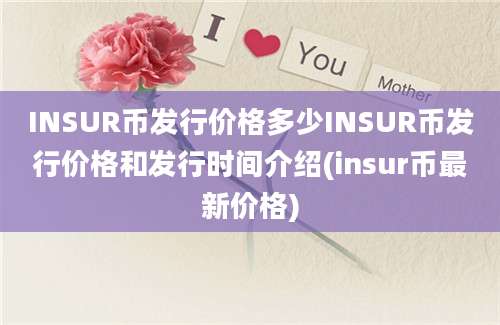 INSUR币发行价格多少INSUR币发行价格和发行时间介绍(insur币最新价格)