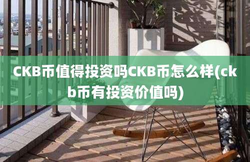 CKB币值得投资吗CKB币怎么样(ckb币有投资价值吗)