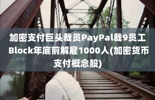 加密支付巨头裁员PayPal裁9员工 Block年底前解雇1000人(加密货币支付概念股)