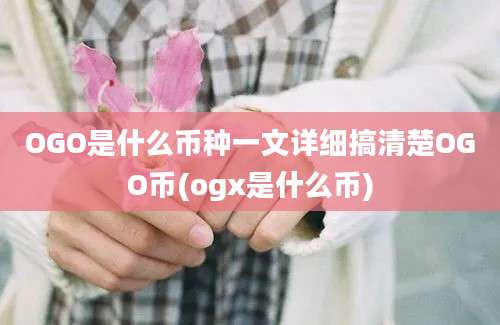 OGO是什么币种一文详细搞清楚OGO币(ogx是什么币)