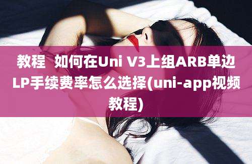 教程  如何在Uni V3上组ARB单边LP手续费率怎么选择(uni-app视频教程)