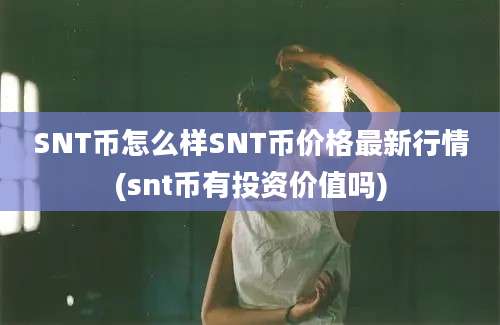 SNT币怎么样SNT币价格最新行情(snt币有投资价值吗)