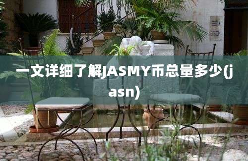 一文详细了解JASMY币总量多少(jasn)