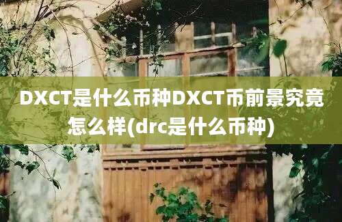 DXCT是什么币种DXCT币前景究竟怎么样(drc是什么币种)