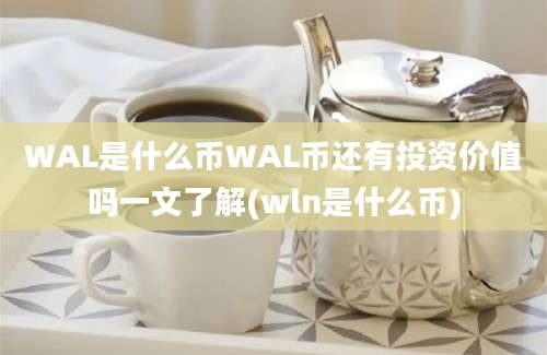 WAL是什么币WAL币还有投资价值吗一文了解(wln是什么币)