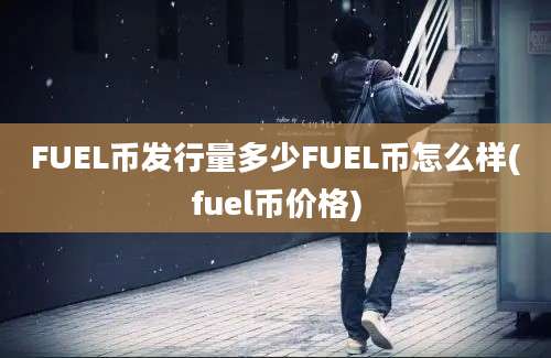 FUEL币发行量多少FUEL币怎么样(fuel币价格)