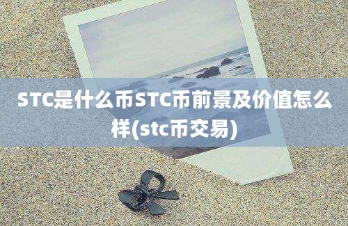 STC是什么币STC币前景及价值怎么样(stc币交易)