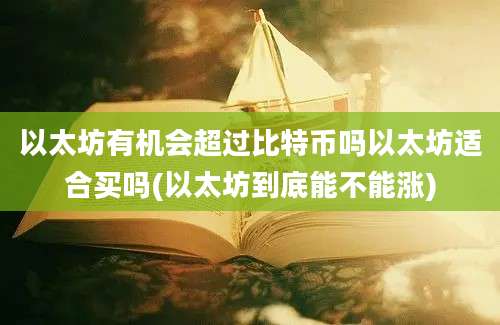 以太坊有机会超过比特币吗以太坊适合买吗(以太坊到底能不能涨)