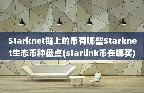 Starknet链上的币有哪些Starknet生态币种盘点(starlink币在哪买)