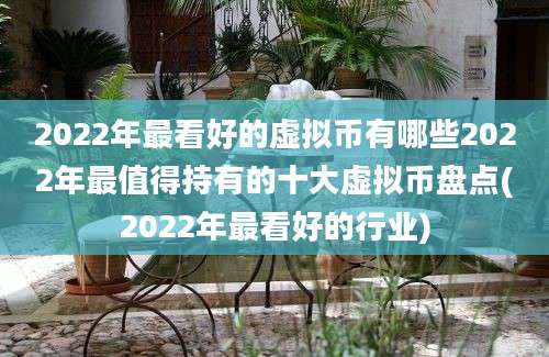 2022年最看好的虚拟币有哪些2022年最值得持有的十大虚拟币盘点(2022年最看好的行业)