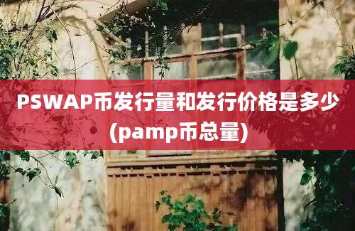 PSWAP币发行量和发行价格是多少(pamp币总量)