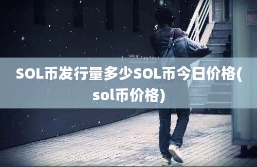 SOL币发行量多少SOL币今日价格(sol币价格)